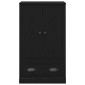 vidaXL Highboard Μαύρη Οξυά 60 x 35,5 x 103,5 εκ. Επεξεργασμένο Ξύλο