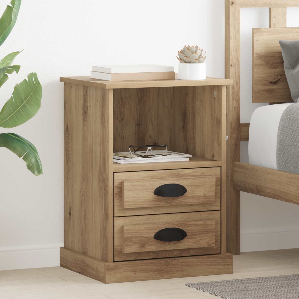 vidaXL Κομοδίνο Artisan Oak 36 x 43 x 60 εκ Επεξεργασμένο Ξύλο
