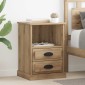vidaXL Κομοδίνο 2 τμχ. Artisan Oak 36 x 43 x 60 εκ Επεξεργασμένο Ξύλο