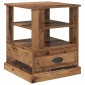 vidaXL Κομοδίνο Παλιό ξύλο 50 x 50 x 60 cm Επεξεργασμένο Ξύλο