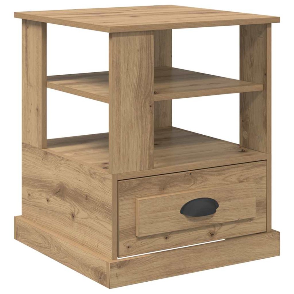 vidaXL Κομοδίνο Artisan Oak 50 x 50 x 60 cm Επεξεργασμένο Ξύλο