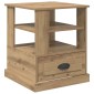 vidaXL Κομοδίνο Artisan Oak 50 x 50 x 60 cm Επεξεργασμένο Ξύλο