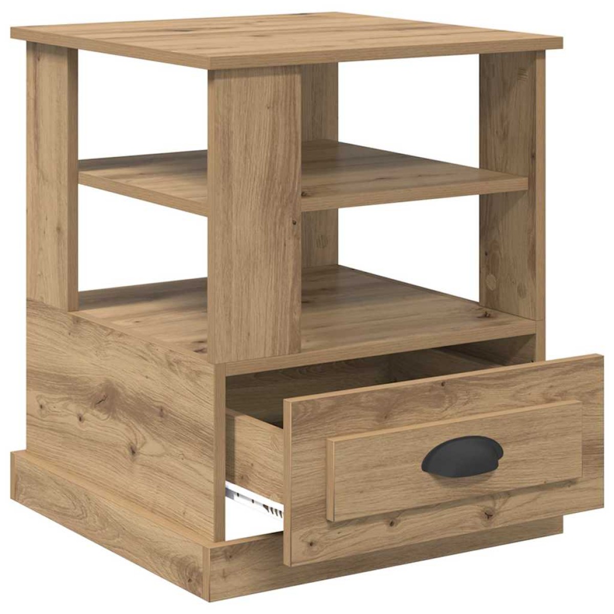 vidaXL Κομοδίνο Artisan Oak 50 x 50 x 60 cm Επεξεργασμένο Ξύλο