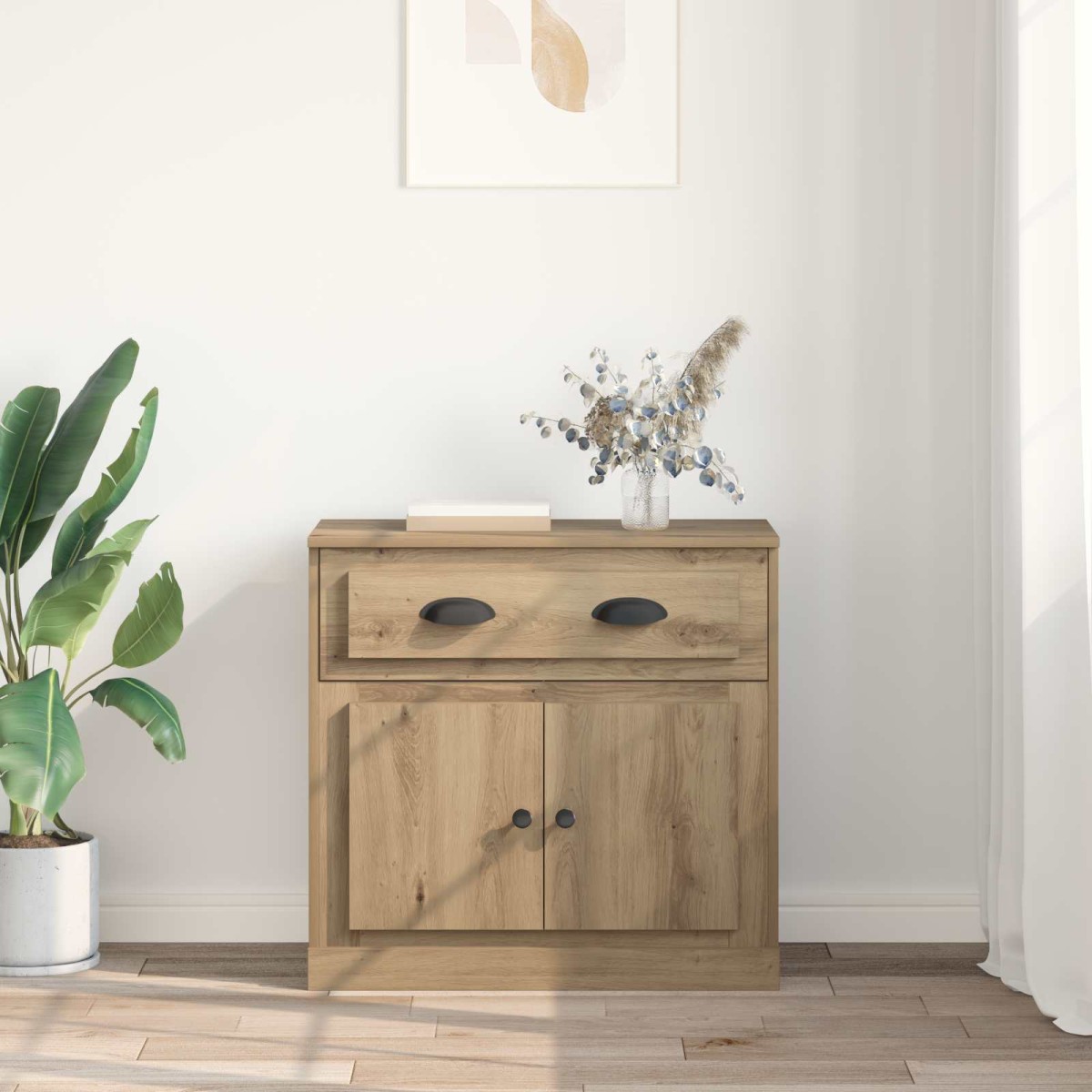 vidaXL Highboard Artisan Oak 70 x 35,5 x 67,5 εκ. Επεξεργασμένο Ξύλο