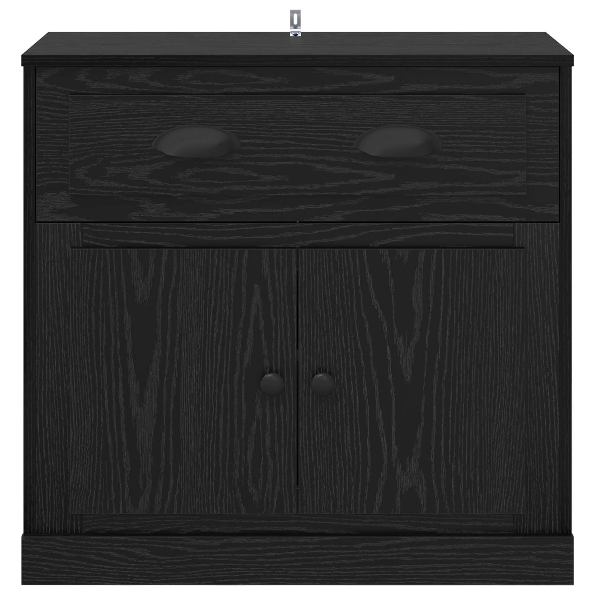 vidaXL Highboard Μαύρη Οξυά 70 x 35,5 x 67,5 εκ. Επεξεργασμένο Ξύλο