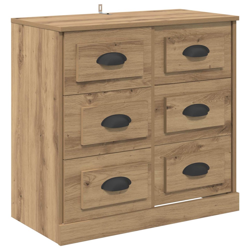 vidaXL Πλαϊνό γραφείο Artisan Oak 70 x 35,5 x 67,5 εκ.