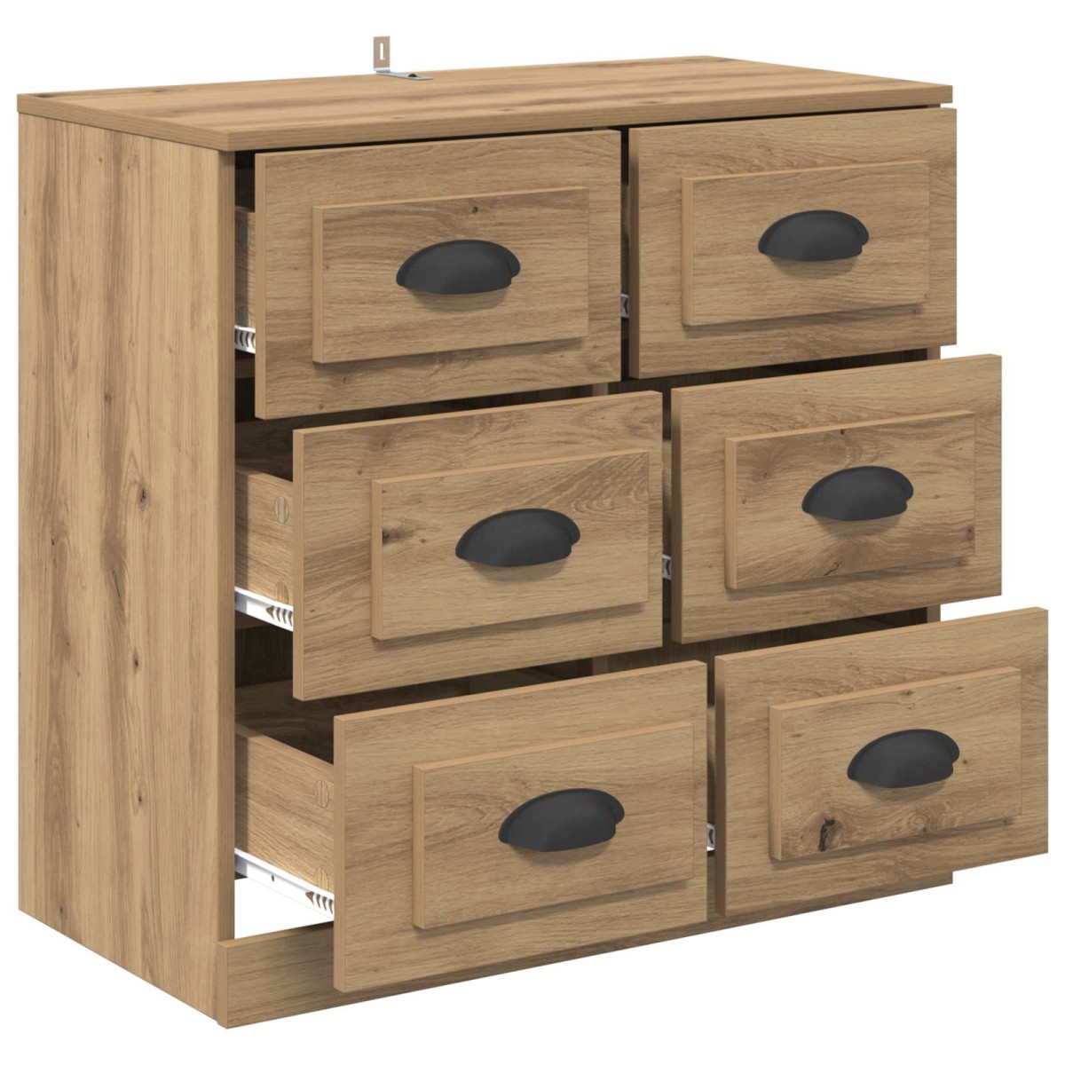 vidaXL Πλαϊνό γραφείο Artisan Oak 70 x 35,5 x 67,5 εκ.