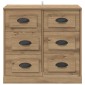 vidaXL Πλαϊνό γραφείο Artisan Oak 70 x 35,5 x 67,5 εκ.
