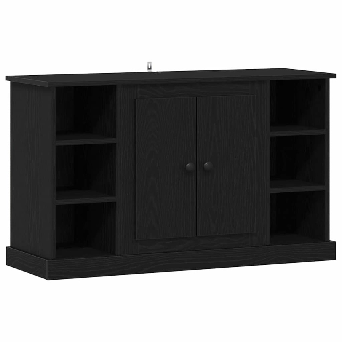 vidaXL Πλαϊνό γραφείο Μαύρη Οξυά 100 x 35,5 x 60 εκ.