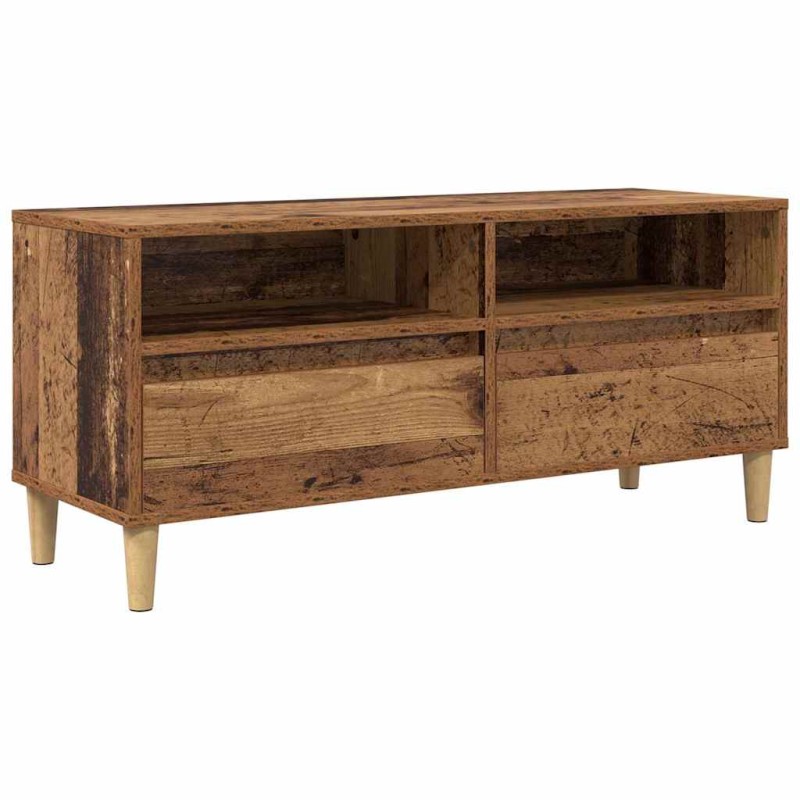 vidaXL Ντουλάπι TV 100 x 34,5 x 44,5 εκ. Παλιό Ξύλο Επεξεργασμένο Ξύλο