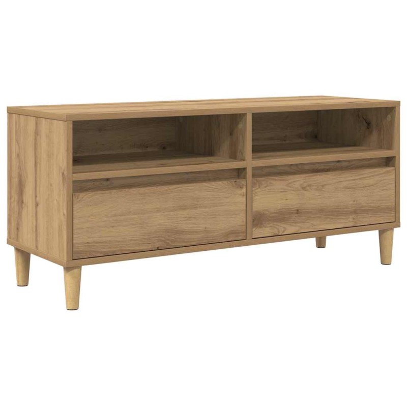 vidaXL Ντουλάπι TV 100 x 34,5 x 44,5 εκ. Artisan Oak