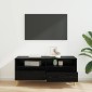 vidaXL Ντουλάπι TV 100 x 34,5 x 44,5 εκ. Μαύρη Οξυά Επεξεργασμένο Ξύλο
