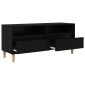 vidaXL Ντουλάπι TV 100 x 34,5 x 44,5 εκ. Μαύρη Οξυά Επεξεργασμένο Ξύλο