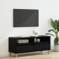 vidaXL Ντουλάπι TV 100 x 34,5 x 44,5 εκ. Μαύρη Οξυά Επεξεργασμένο Ξύλο