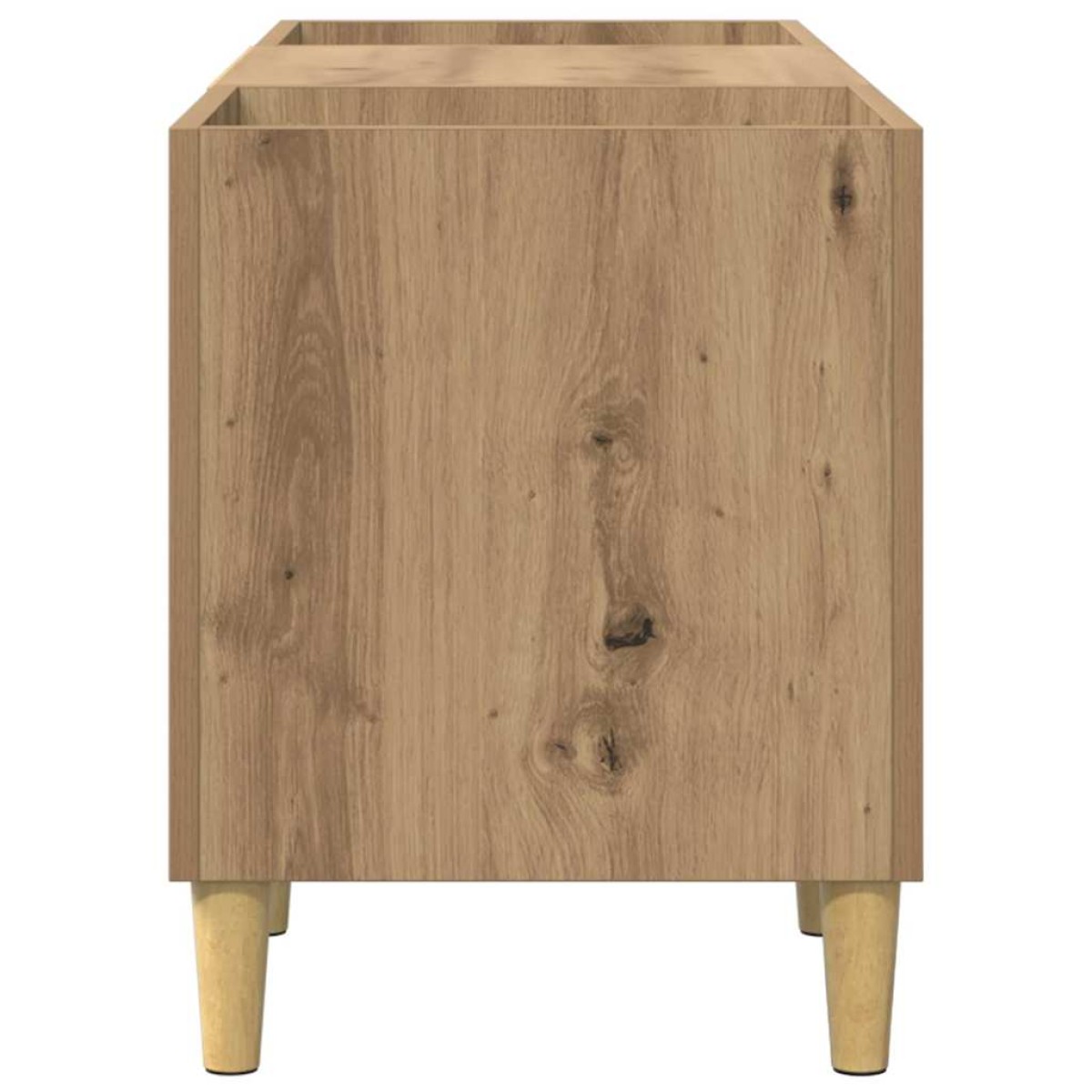 vidaXL Ντουλάπι δίσκων βινυλίου 121 x 38 x 48 cm Επεξεργασμένο Ξύλο