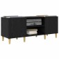 vidaXL Ντουλάπι δίσκων βινυλίου 121 x 38 x 48 cm Επεξεργασμένο Ξύλο