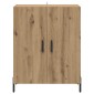 vidaXL Πλαϊνό γραφείο Artisan Oak 69,5 x 34 x 90 εκ.