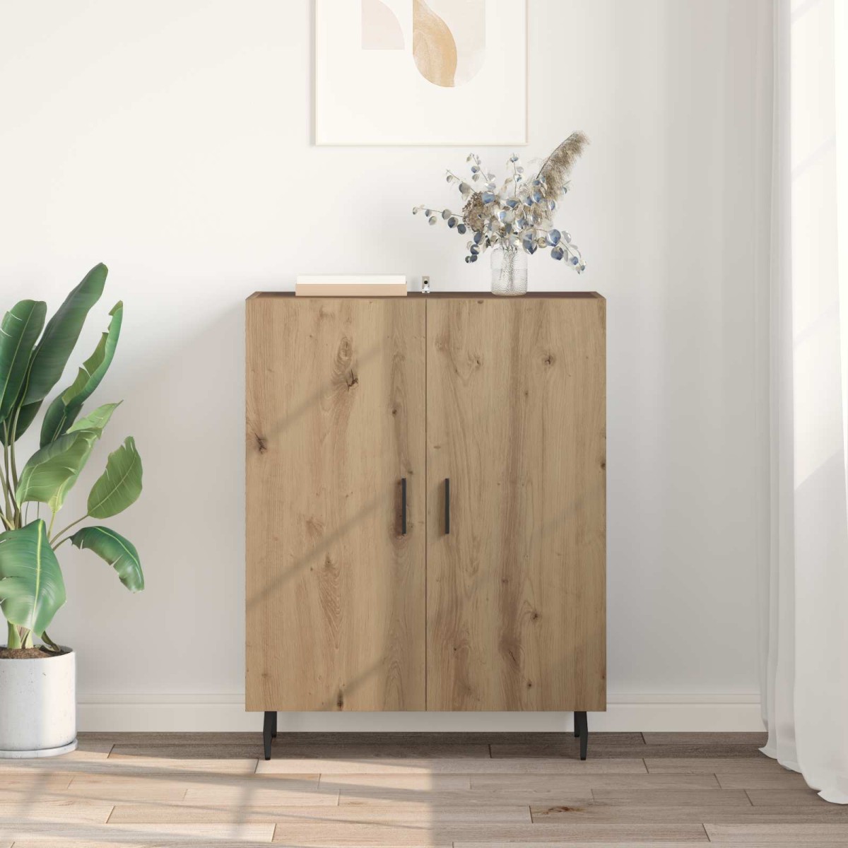 vidaXL Πλαϊνό γραφείο Artisan Oak 69,5 x 34 x 90 εκ.