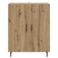 vidaXL Πλαϊνό γραφείο Artisan Oak 69,5 x 34 x 90 εκ.