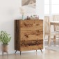 vidaXL Κουτί με συρτάρια με συρτάρι Παλιό ξύλο 69,5 x 34 x 90 εκ.