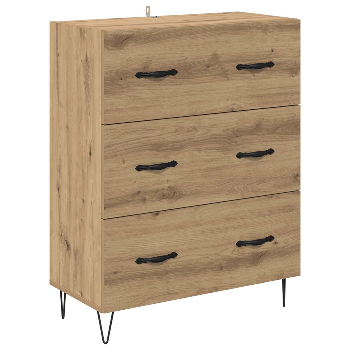 vidaXL Πλαϊνό γραφείο Artisan Oak 69,5 x 34 x 90 εκ.