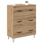 vidaXL Πλαϊνό γραφείο Artisan Oak 69,5 x 34 x 90 εκ.