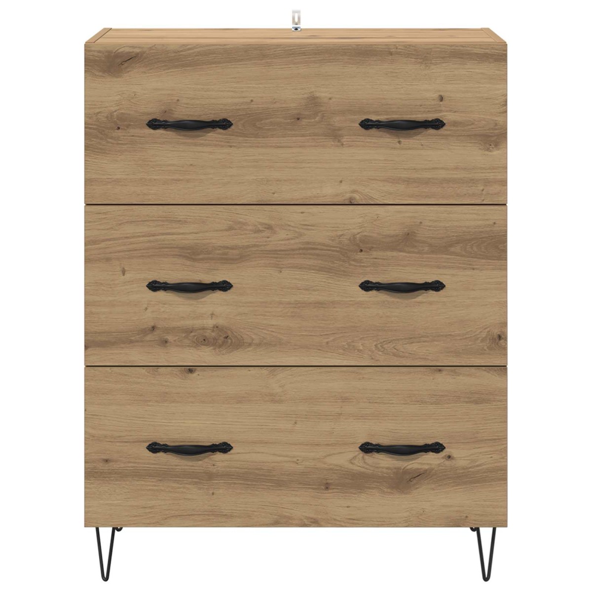 vidaXL Πλαϊνό γραφείο Artisan Oak 69,5 x 34 x 90 εκ.