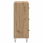 vidaXL Πλαϊνό γραφείο Artisan Oak 69,5 x 34 x 90 εκ.