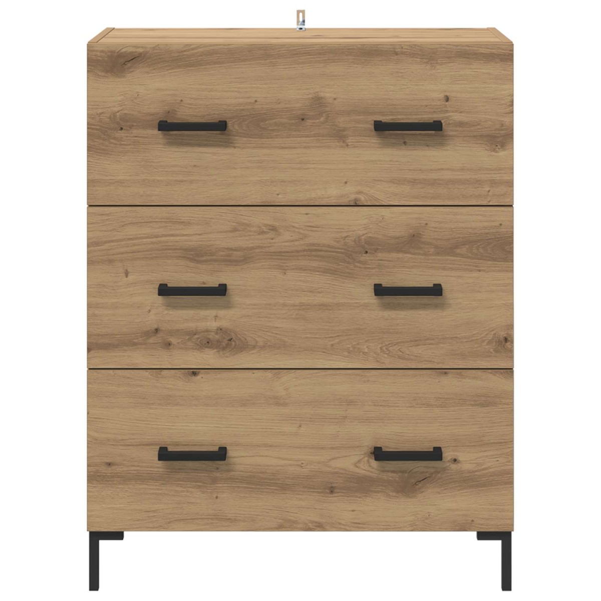 vidaXL Πλαϊνό γραφείο Artisan Oak 69,5 x 34 x 90 εκ.