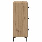 vidaXL Πλαϊνό γραφείο Artisan Oak 69,5 x 34 x 90 εκ.