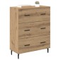 vidaXL Πλαϊνό γραφείο Artisan Oak 69,5 x 34 x 90 εκ.
