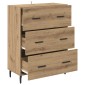 vidaXL Πλαϊνό γραφείο Artisan Oak 69,5 x 34 x 90 εκ.