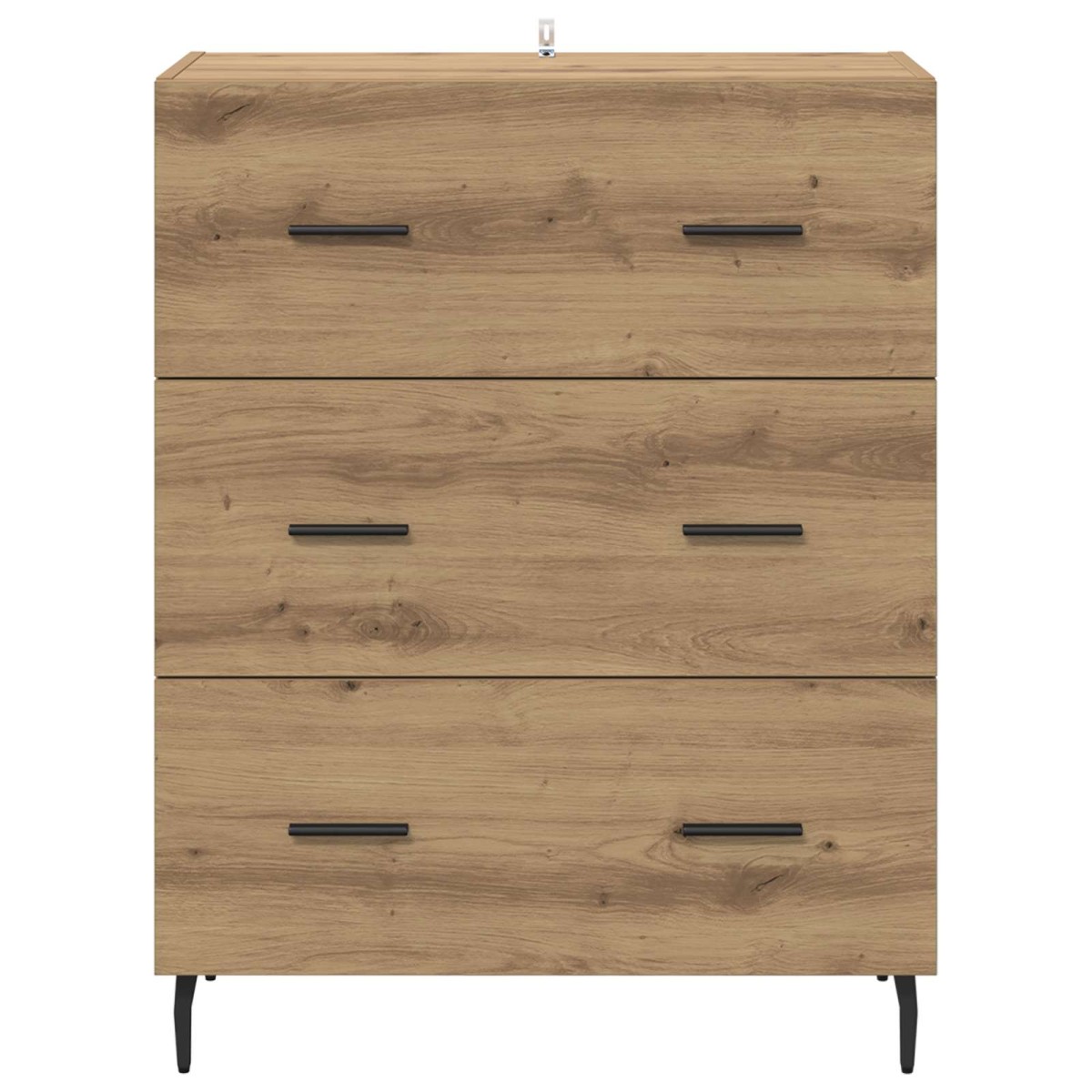 vidaXL Πλαϊνό γραφείο Artisan Oak 69,5 x 34 x 90 εκ.