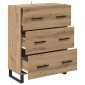 vidaXL Πλαϊνό γραφείο Artisan Oak 69,5 x 34 x 90 εκ.