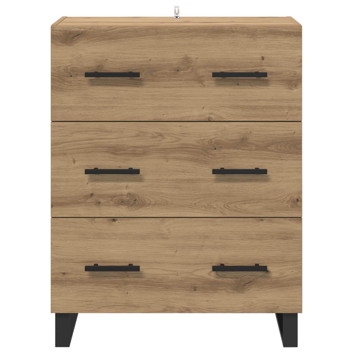 vidaXL Πλαϊνό γραφείο Artisan Oak 69,5 x 34 x 90 εκ.