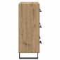 vidaXL Πλαϊνό γραφείο Artisan Oak 69,5 x 34 x 90 εκ.