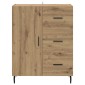 vidaXL Πλαϊνό γραφείο Artisan Oak 69,5 x 34 x 90 εκ.
