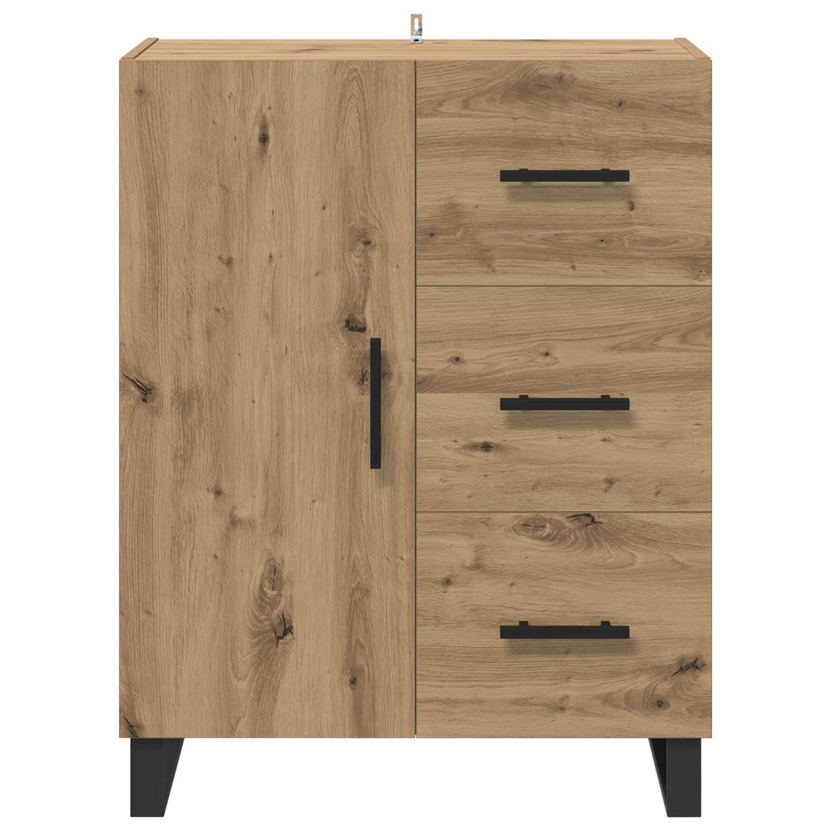 vidaXL Πλαϊνό γραφείο Artisan Oak 69,5 x 34 x 90 εκ.