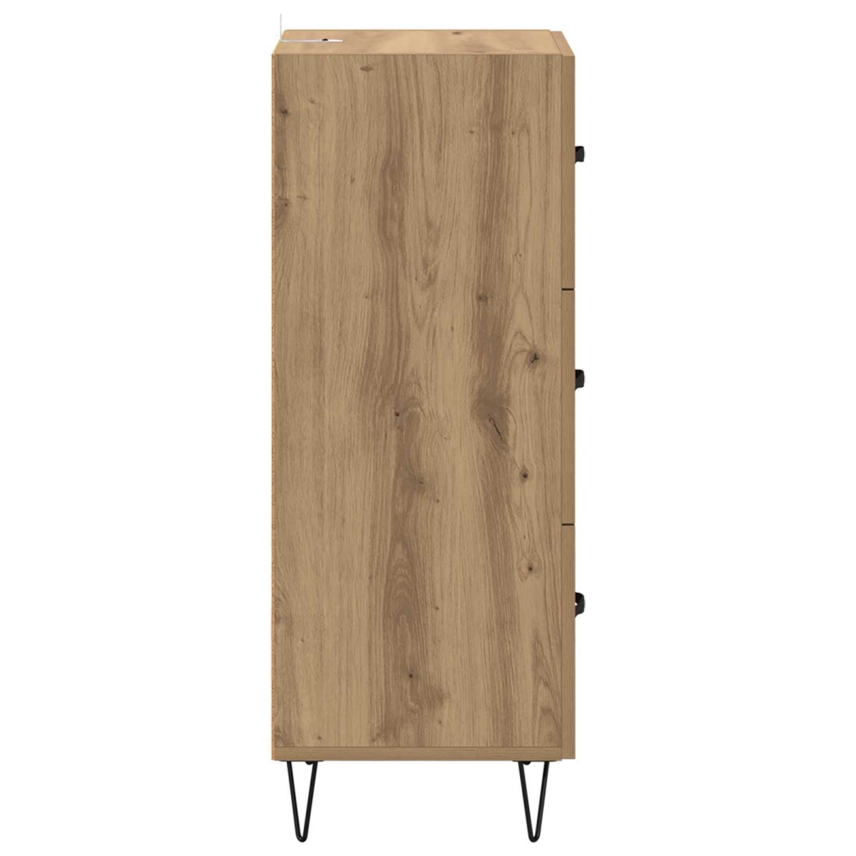 vidaXL Πλαϊνό γραφείο artisan δρυς 34 x 34.5 x 90 εκ