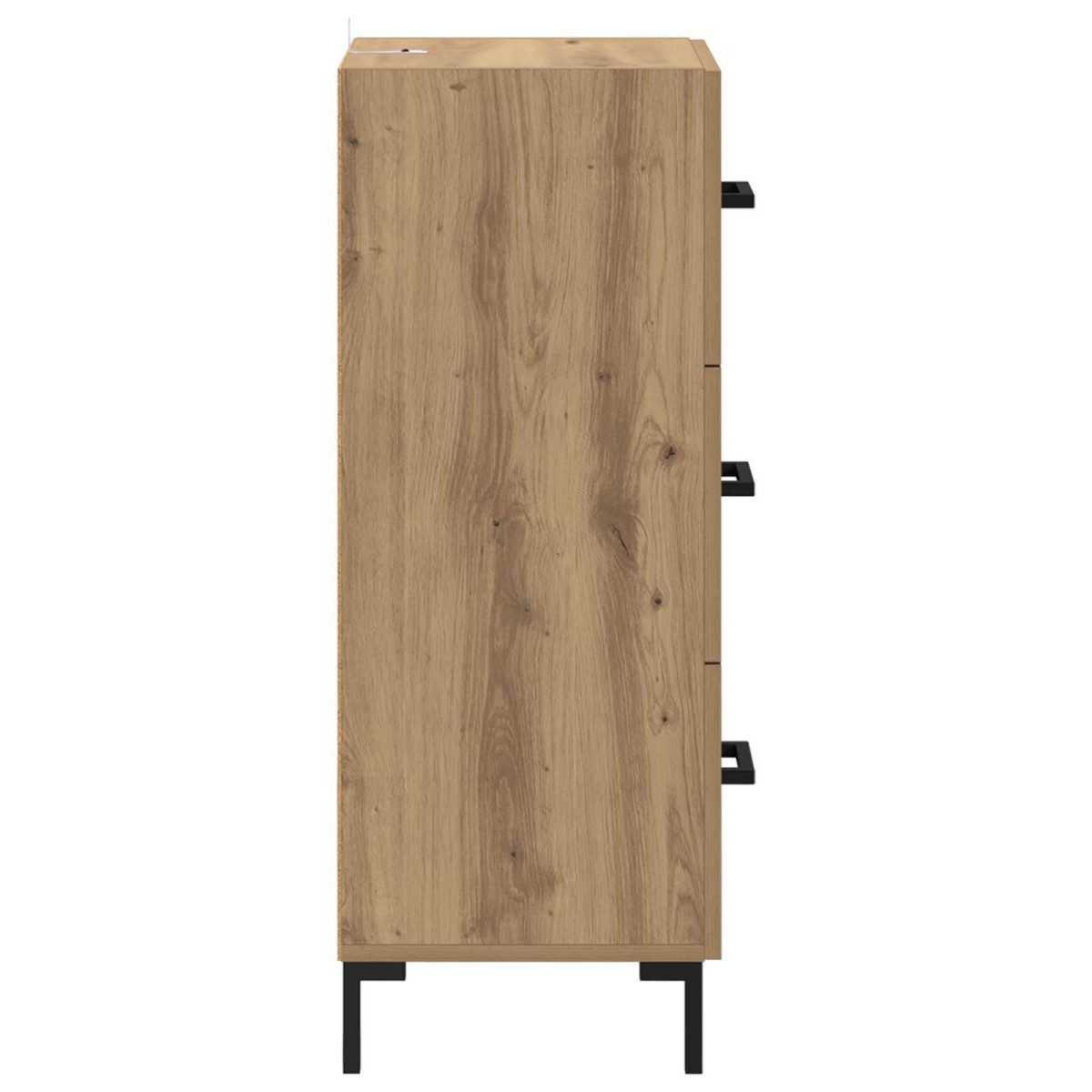 vidaXL Πλαϊνό γραφείο Artisan Oak 34,5 x 34 x 90 εκ.