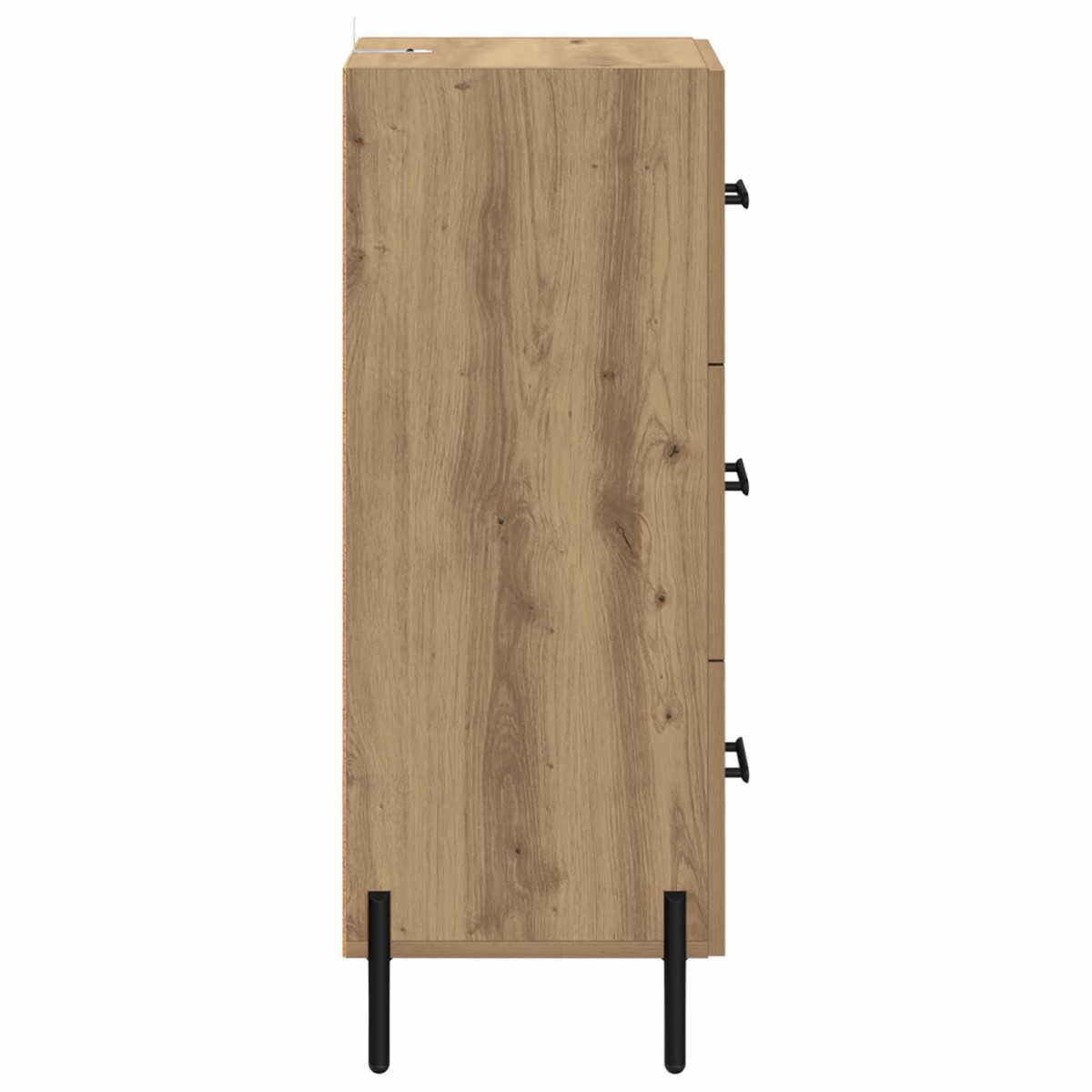 vidaXL Πλαϊνό γραφείο artisan δρυς 34 x 34.5 x 90 εκ