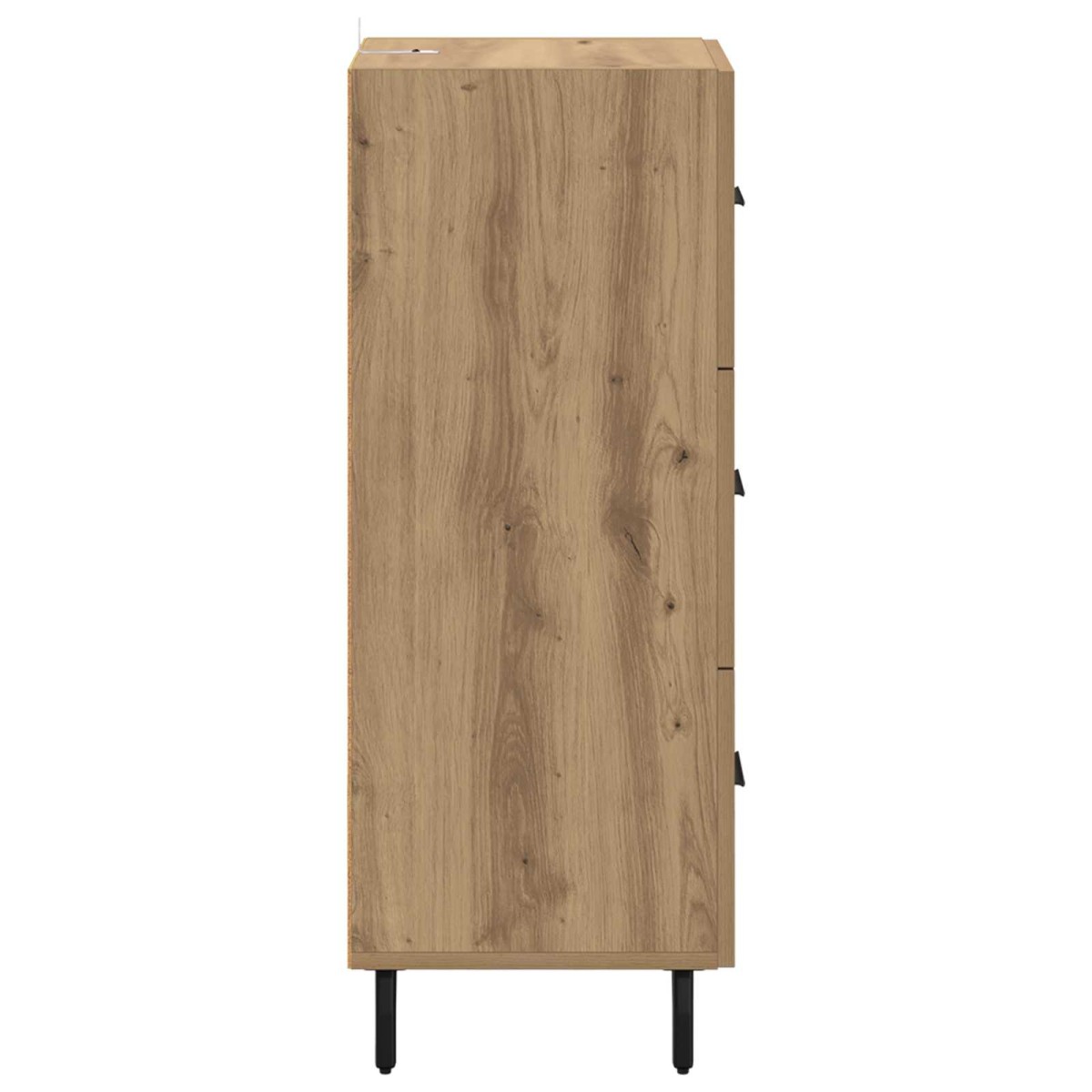 vidaXL Πλαϊνό γραφείο artisan δρυς 34 x 34.5 x 90 εκ