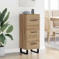 vidaXL Πλαϊνό γραφείο Artisan Oak 34,5 x 34 x 90 εκ.
