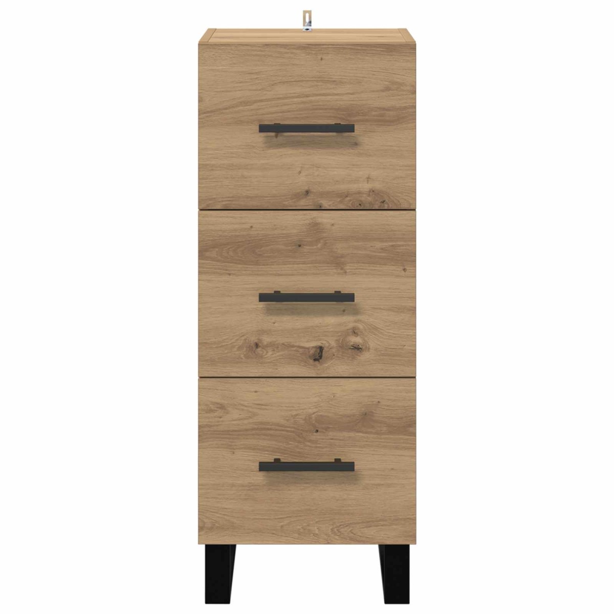 vidaXL Πλαϊνό γραφείο Artisan Oak 34,5 x 34 x 90 εκ.