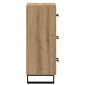 vidaXL Πλαϊνό γραφείο Artisan Oak 34,5 x 34 x 90 εκ.