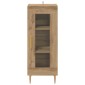 vidaXL Πλαϊνό γραφείο artisan δρυς 34 x 34.5 x 90 εκ