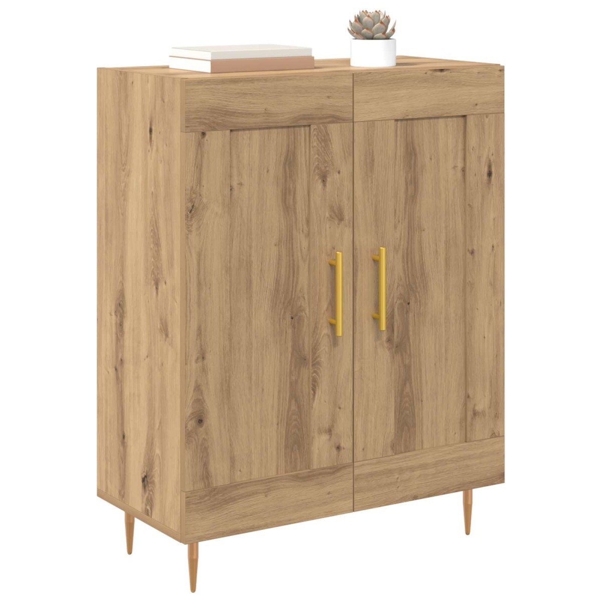 vidaXL Πλαϊνό γραφείο Artisan Oak 69,5 x 34 x 90 εκ.