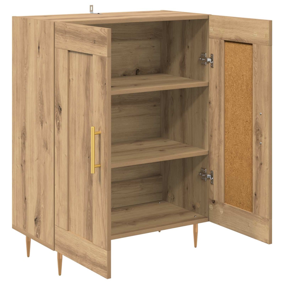 vidaXL Πλαϊνό γραφείο Artisan Oak 69,5 x 34 x 90 εκ.