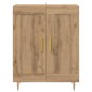 vidaXL Πλαϊνό γραφείο Artisan Oak 69,5 x 34 x 90 εκ.