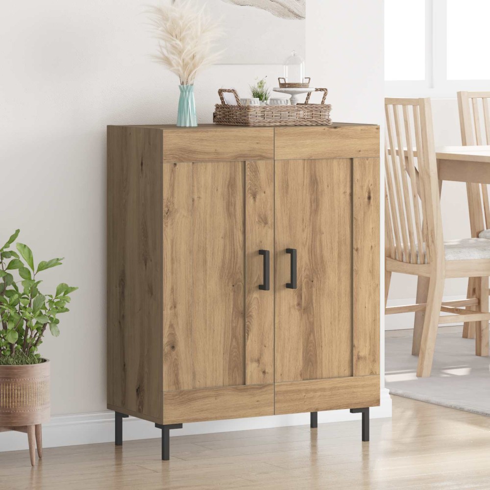 vidaXL Πλαϊνό γραφείο Artisan Oak 69,5 x 34 x 90 εκ.
